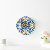 Azulejo Time Shouter Clock Runde Wanduhr (Zuhause)