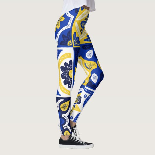 Azulejo Vintag Square Leggings (Rechts)