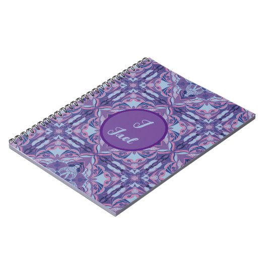 Azulejo Violet Spanisch Notizblock (Linke Seite)