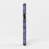 Azulejo Violet Wasserfarbe Personalisiert Spanisch Case-Mate iPhone Hülle (Hinten/Rechts)
