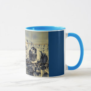 Azulejo Wine Picking Tasse