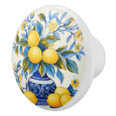 💙 💛 Azulejos Amalfi Lemons Keramikknauf (Rechts)