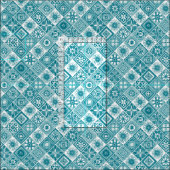 Azulejos blau stoff (Kachel)