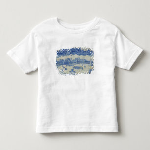 Azulejos Fliesen, die das Praca darstellen, tun Kleinkind T-shirt