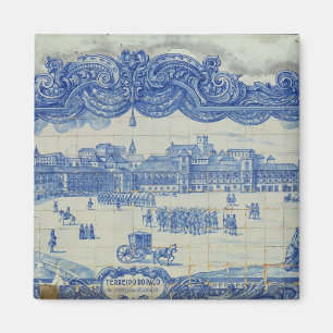 Azulejos Fliesen, die das Praca darstellen, tun Magnet