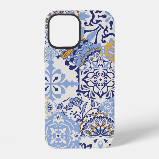 Azulejos Fliesen Patchwork. Nahtloses farbenfrohes iPhone Hülle (Rückseite)