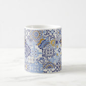 Azulejos Fliesen Patchwork. Nahtloses farbenfrohes Kaffeetasse (Mittel)
