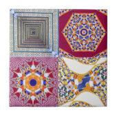 Azulejos Geometric Tiles mit einer CG-Drehung Fliese (Vorderseite)