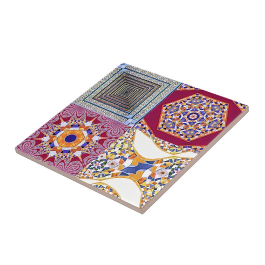 Azulejos Geometric Tiles mit einer CG-Drehung Fliese (Seite)