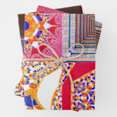 Azulejos Geometric Tiles mit einer CG-Drehung Geschenkpapier Set (Beispiel)
