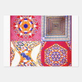 Azulejos Geometric Tiles mit einer CG-Drehung Geschenkpapier Set (Vorderseite)