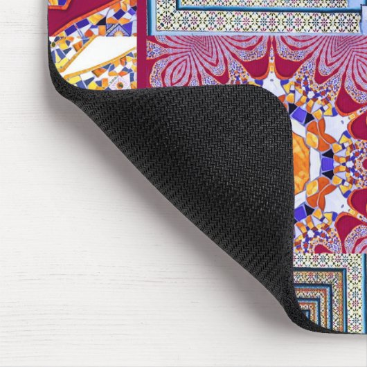 Azulejos Geometric Tiles mit einer CG-Drehung Mousepad (Ecke)