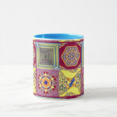 Azulejos Geometric Tiles mit einer CG-Drehung Tasse (Zentrum)