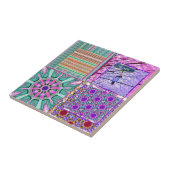 Azulejos Geometric Tiles with Bird of Peace Fliese (Seite)