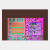 Azulejos Geometric Tiles with Bird of Peace Geschenkpapier Set (Vorderseite 3)