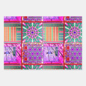 Azulejos Geometric Tiles with Bird of Peace Geschenkpapier Set (Vorderseite 2)