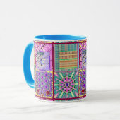 Azulejos Geometric Tiles with Bird of Peace Tasse (Vorderseite Links)