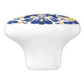 💙 💛 Azulejos Golden Lissabon Keramikknauf (Seitenansicht)