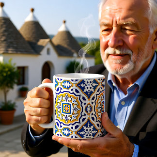 💙 Azulejos IV XXL Kachel Kaffeetasse