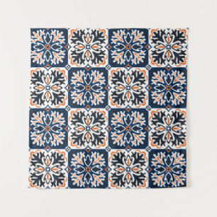 Azulejos Keramik Fliesendesign. Talavera tracery m Wandteppich