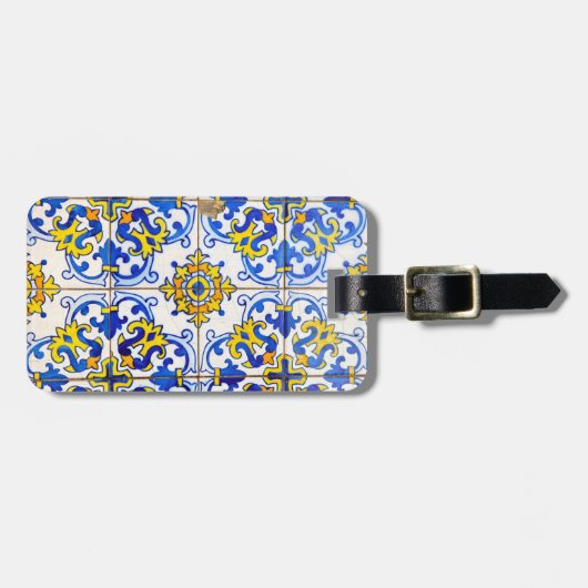 Azulejos-Keramiken Gepäckanhänger (Vorderseite horizontal)