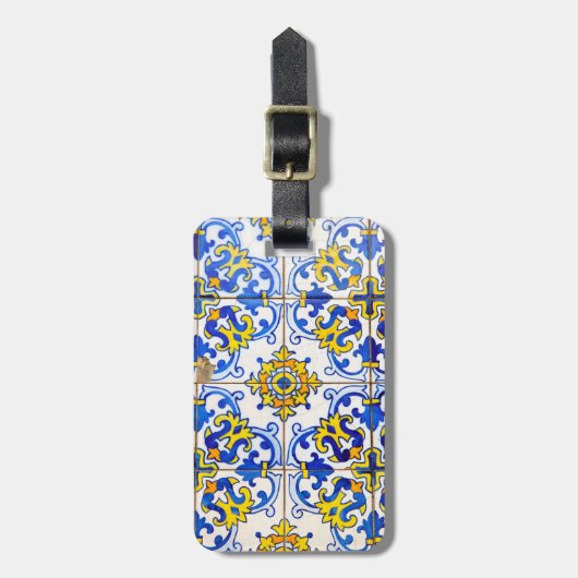 Azulejos-Keramiken Gepäckanhänger (Vorderseite vertikal)
