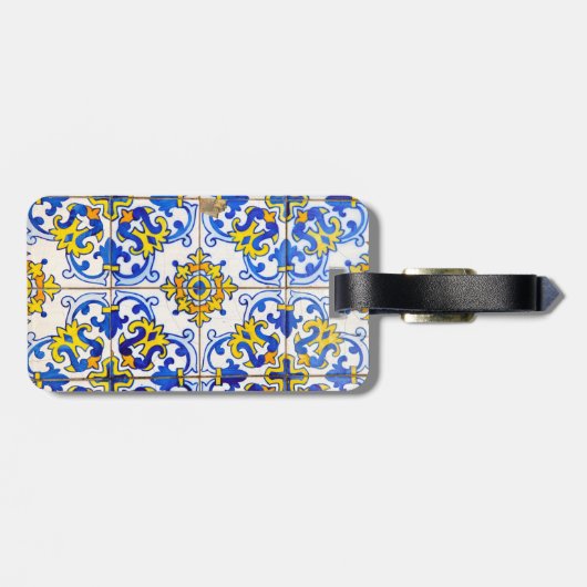 Azulejos-Keramiken Gepäckanhänger (Rückseite horizontal)