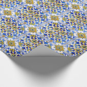 Azulejos-Keramiken Geschenkpapier (Ecke)