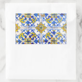 Azulejos-Keramiken Rechteckiger Aufkleber (Tasche)