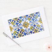 Azulejos-Keramiken Rechteckiger Aufkleber (Umschlag)