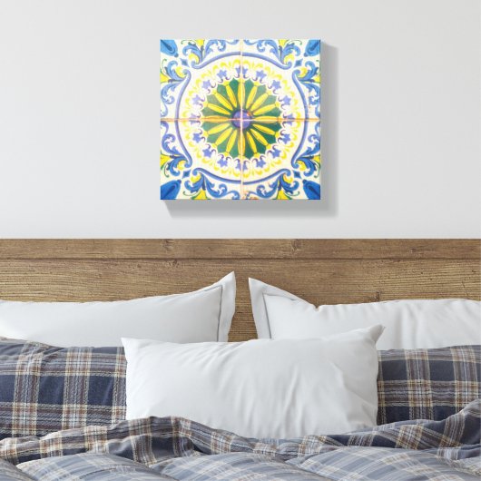 Azulejos Leinwanddruck (Insitu (Schlafzimmer))