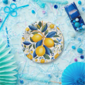 💙 💛 Azulejos Lemon Grove Paper Tellers Pappteller (Party)