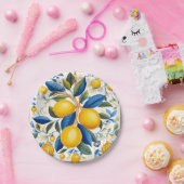 💙 💛 Azulejos Lemon Grove Paper Tellers Pappteller (Party)