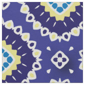 Azulejos-Mosaikmuster Stoff (Nahaufnahme)