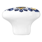 💙 💛 Azulejos Porto Radiance Keramikknauf (Seitenansicht)