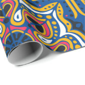 Azulejos portugal nahtlose Muster Geschenkpapier (Rolleneckpunkt)