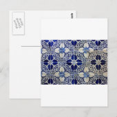Azulejos, portugiesische Tiles Postkarte (Vorne/Hinten)