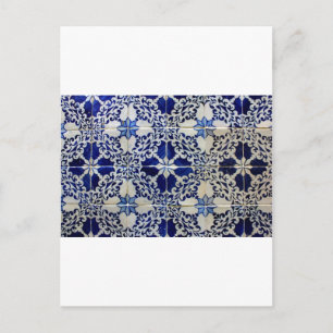 Azulejos, portugiesische Tiles Postkarte