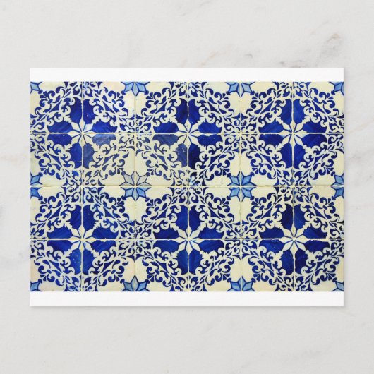 Azulejos, portugiesische Tiles Postkarte (Vorderseite)