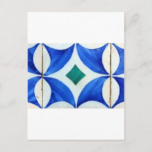 Azulejos, portugiesische Tiles Postkarte