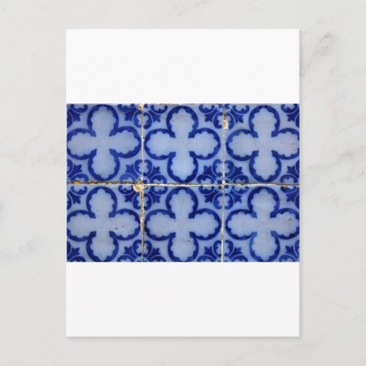 Azulejos, portugiesische Tiles Postkarte (Vorderseite)