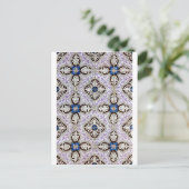 Azulejos, portugiesische Tiles Postkarte (Stehend Vorderseite)