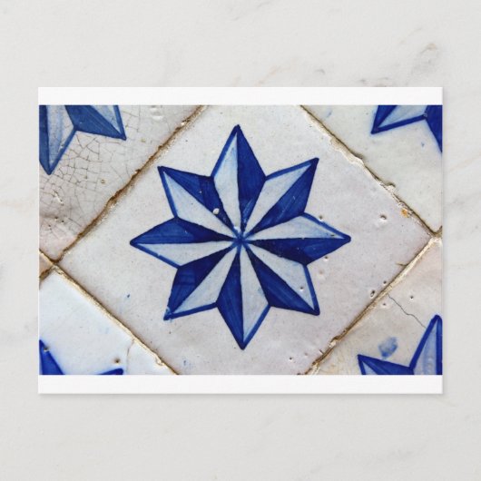 Azulejos, portugiesische Tiles Postkarte (Vorderseite)