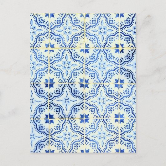 Azulejos, portugiesische Tiles Postkarte (Vorderseite)