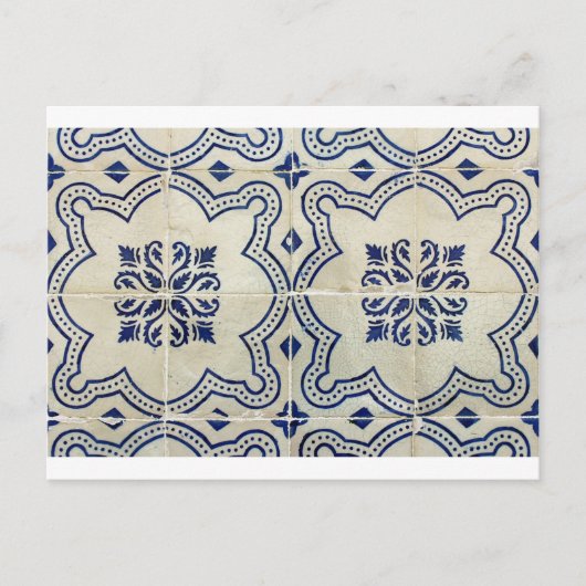 Azulejos, portugiesische Tiles Postkarte (Vorderseite)