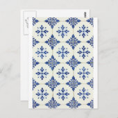 Azulejos Postkarte (Vorne/Hinten)