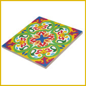 💛 🧡 💚 Azulejos, sehr dekoratives Muster, Fliese