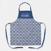 Azulejos Spanischer TIle Talavaera Mittelmeer Schürze (Vorderseite)