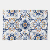 Azulejos Tile Pattern Geschirrtuch (Horizontal)