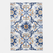 Azulejos Tile Pattern Geschirrtuch (Vertikal)